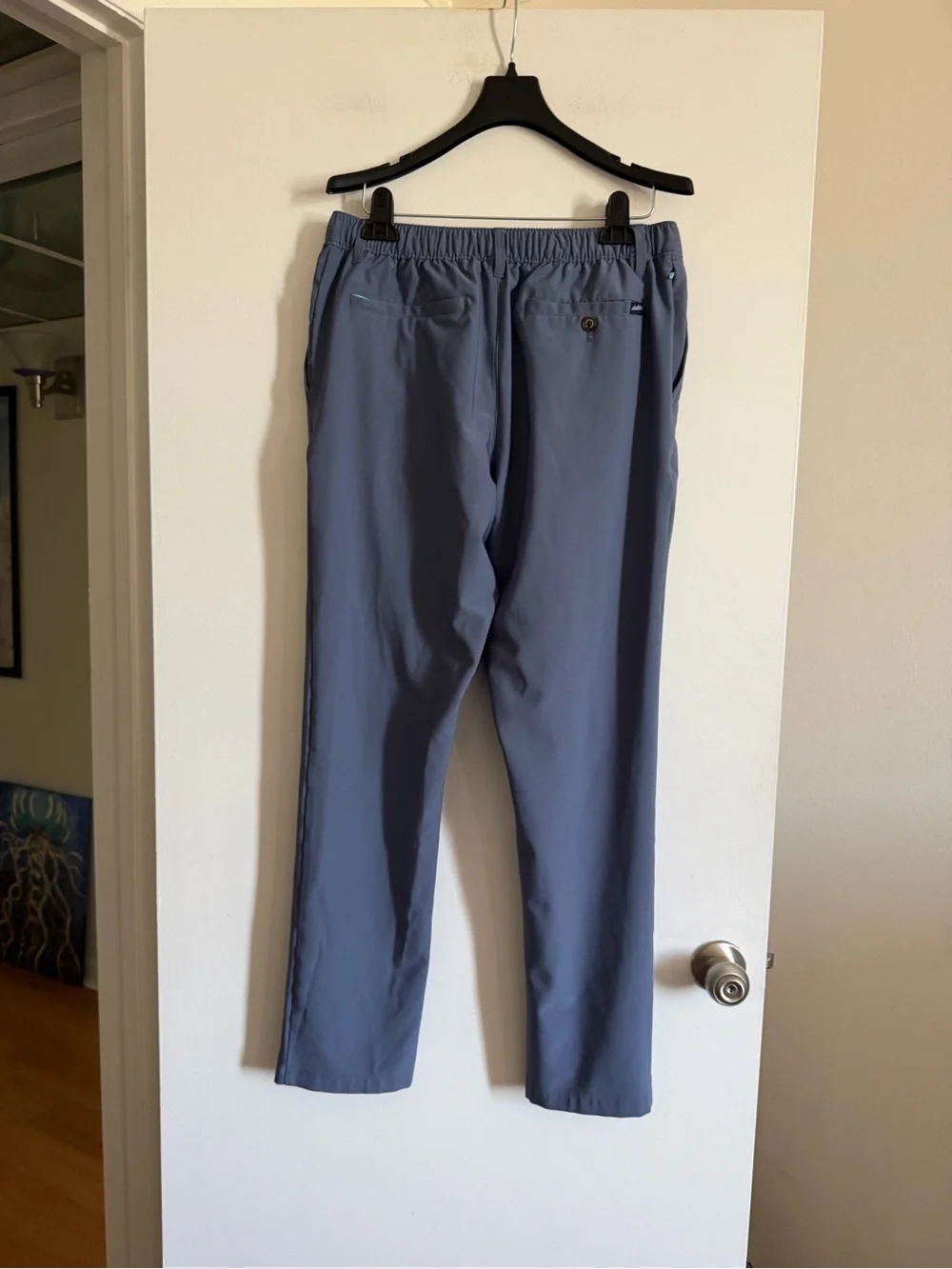 Chubbies Blue Drawstring Everywhere Performance Pants size Medium EUC - Picture 5 of 8